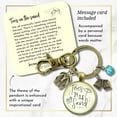 thumbnail image 2 of Toes in the Sand Summertime Gutsy Goodness Bronze Keychain Ocean Beach Nautical Quote Flip Flop Jewelry, 2 of 8