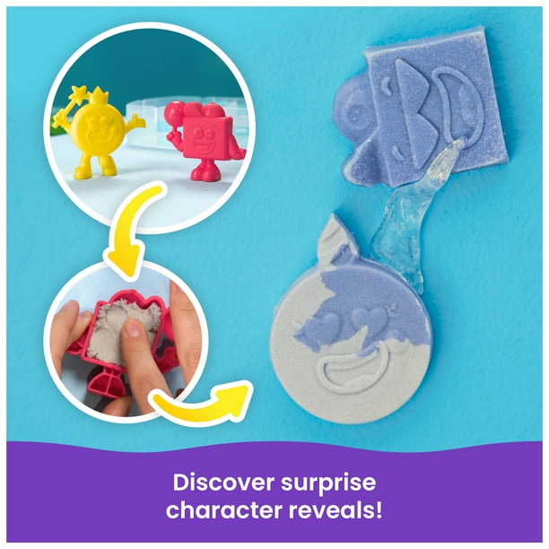Kinetic Sand Color-Change Play Sand Splash Starter Case with 6oz