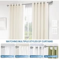 thumbnail image 6 of Urbanest Adjustable Double Curtain Rod Set Steel Ball Flat Button Finials – 1″ Front & 5/8 Back Rod With Brushed Steel Rod, 84–120 Inches, 6 of 6