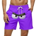 thumbnail image 2 of Pantalones Sueltos para las Mujeres de Verano Casual Alta Cintura Pantalones Cortos de Moda, Pantalones de Natación de Ocio de Playa para el Uso Diario, 2 of 5