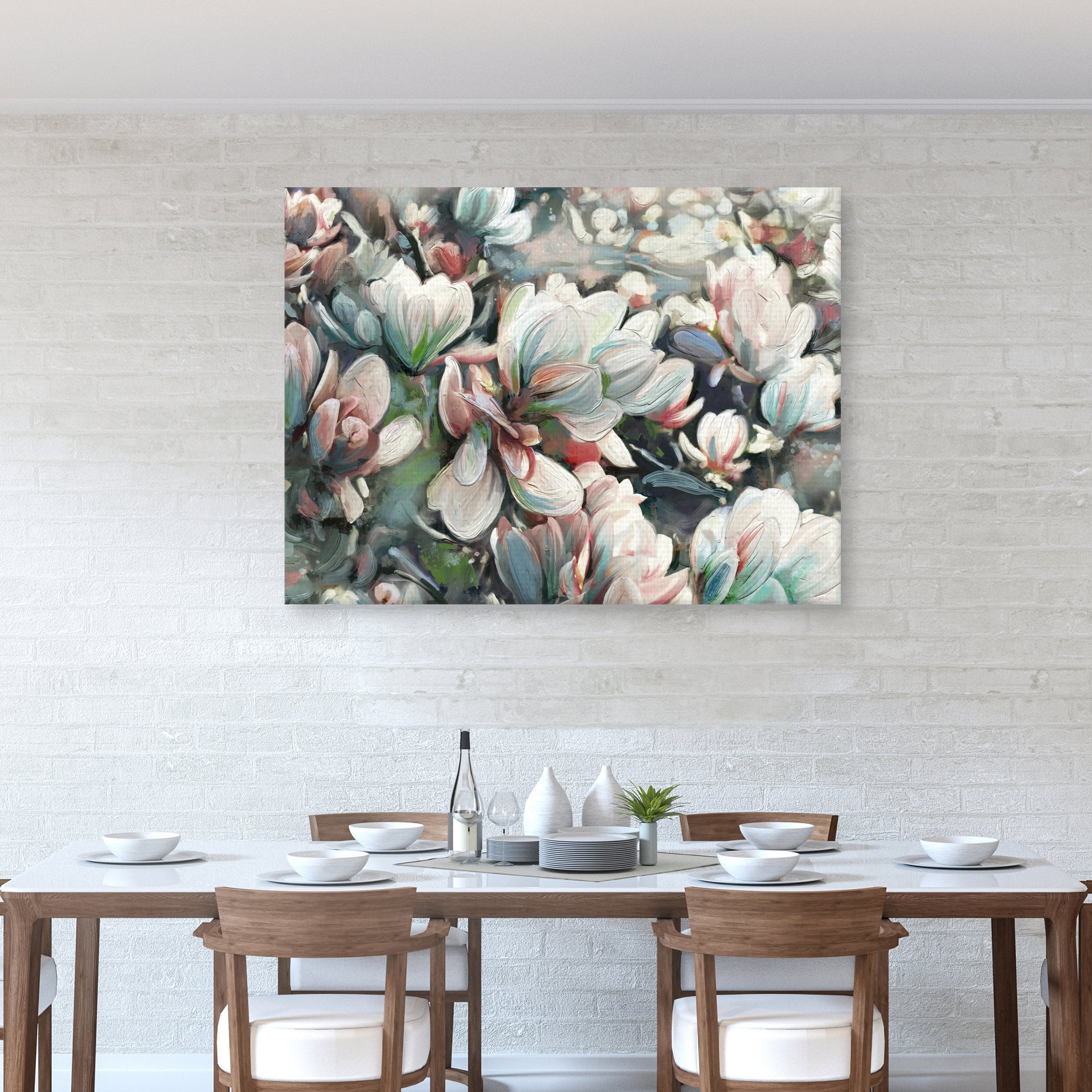 Jardin Colore by Studio Arts Canvas Art Print
