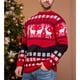 thumbnail image 4 of Pullover Knitted Sweater Comfortable Round Neck Christmas Sweater Long Sleeve For Festival For Home ANGGREK Otros, 4 of 5