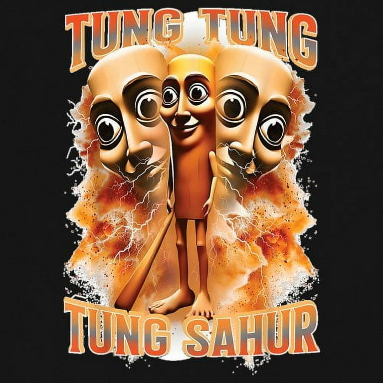 Tung Tung Tung Sahur T-shirt Fun Italian Brainrot Gen Z Alpha Meme