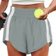 thumbnail image 1 of Karight Color Block Athletic Shorts for Women Trendy Summer High Waisted Casual Golf Tennis Running Shorts, 1 of 8