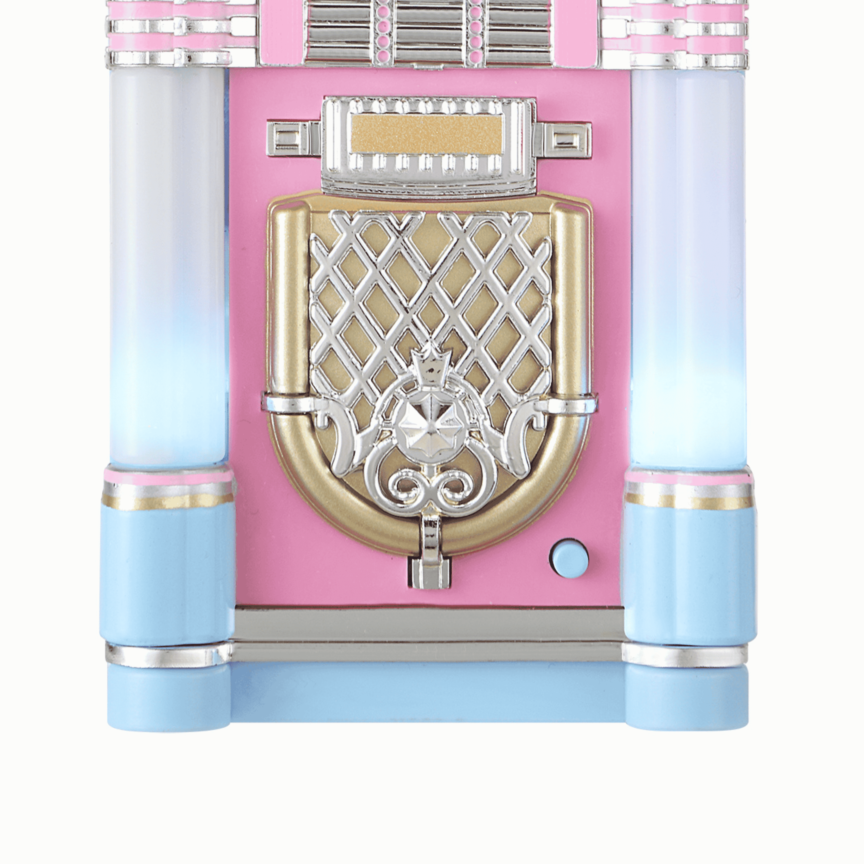 Mr. Christmas Mini Jukebox Ornament, Blue