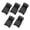 Black, variant on CEORPER 5Pcs Button Backpack Connecting Buckle Webbing Clip Accessories Strap Buckle
