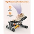 Steppers for Exercise, Stair Stepper with Resistance Bands, Mini