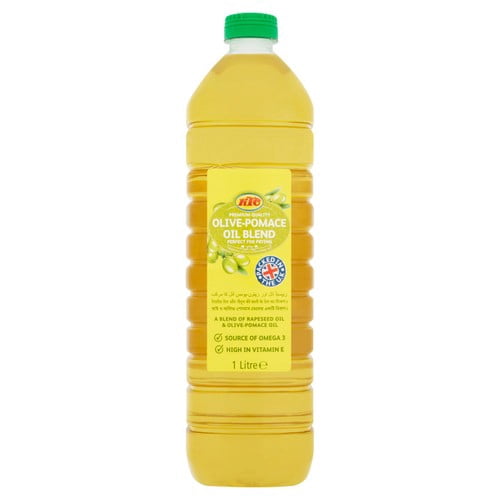 KTC Blended Pomace Olive Oil 1L, British Import (Pack of 2)