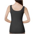 thumbnail image 4 of Ropa interior térmica para mujer, de invierno, autocalentable, de color sólido, con cuello en V y hebilla frontal, cálida y sin costuras, de forro polar, resistente al frío, de poliéster., 4 of 4