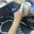 thumbnail image 4 of Pulsera Infinito Zefei Wu Ajustable con Dije de Cristal Color Plata, 4 of 5