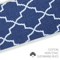 thumbnail image 4 of SussexHome Lattice Design 9" X 28" Stair Treads - 70 % Cotton Anti-Slip Carpet Strips for Indoor Stairs-Easy to Install Runner Rugs with Double Adhesive Tape-Safe, Extra-Grip, 13-Pack-Navy, 4 of 7