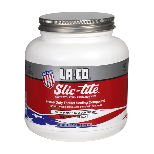 Sellador La-Co 42049 Slic-Tite PTFE 946 ml, no endurecedor