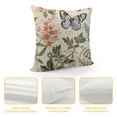 thumbnail image 4 of Nawypu Sage Green Wild Flower Plant Throw Pillow Covers 18x18 Inches Decorative Spring Pillow Case Cushion Cover for Sofa Bedroom Living Room Couch Chair Office, 4 of 5