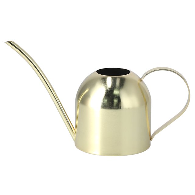 Watering Can, Gold Watering Pot Flexible Comfortable Handling Watering Kettle 1000ML For Balconies For Gardens For Courtyards