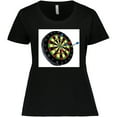 thumbnail image 3 of Inktastic Dart Board Women's Plus Size T-Shirt, 3 of 5