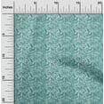 thumbnail image 2 of oneOone Polyester Spandex Dusty Teal Green Fabric Jacobean Floral Craft Projects Decor Fabric Printed By The Yard 56 Inch Wide, 2 of 4