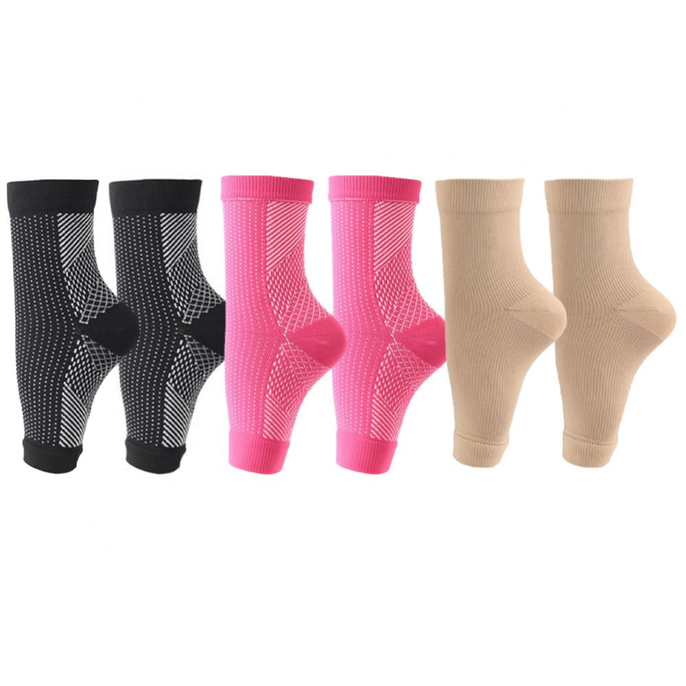 Soothe Socks for Neuropathy Pain (3 Pair),Ankle Brace Compression ...