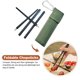 thumbnail image 3 of Almacenamiento 1 PAR CARPING CHOPSTICKS CON COSPOS PORTA PORTABLES REUSABLES PARA PICNICO CAMPIACIÓN VIAJES EN EL AL Outdoor, 3 of 9