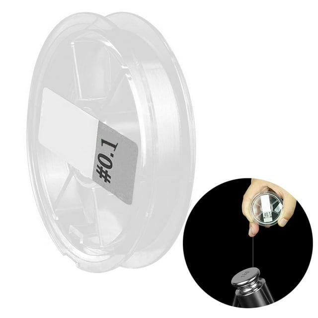 Bangcool Ligne de Pêche 98.4 Pieds en Nylon Robuste, Ligne de Pêche Monofilament