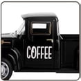thumbnail image 2 of Cafetería, camión de metal, camioneta retro, decoración de metal fundido (negro), 2 of 5