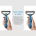 thumbnail image 5 of Pet Grooming Tool for Dogs and Cats Double Sided Dematting Comb Undercoat Rake Deshedding Brush Deep Detangling Groomer for Thick Long Short Coats Removes Loose Fur Mats Tangles, 5 of 7