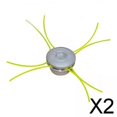thumbnail image 1 of Colaxi 2xAluminium Alloy Weed Trimmer Head Replacement for Mower Tool Accessories 2 Pcs, 1 of 8