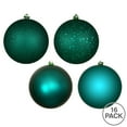 thumbnail image 3 of Vickerman 3" Dark Teal 4-Finish Ball Ornament Assortment, 16 per Box, 3 of 6