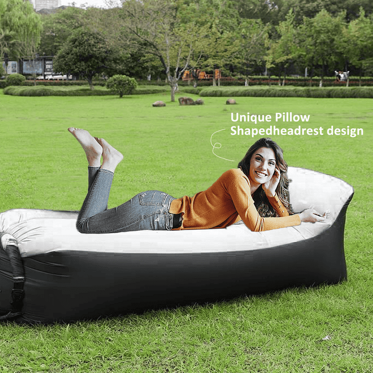 Inflatable Couch, Outdoor Beach Inflatable Sofa, Portable