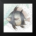 thumbnail image 2 of Pinto, Patricia 15x15 Black Modern Framed Museum Art Print Titled - Coastal Fish I, 2 of 5