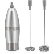 Milk Frother Handheld, Original Foam Maker for Lattes, Automatic Whisk Drink Mixer for Coffee, Mini Electric Foamer Cappuccino, Macchiato, Hot Chocolate, Tea, Frappe, Matcha, Protein Powder Beverage