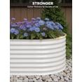 thumbnail image 2 of Riedhoff 2 Pack Galvanized 8x4x2ft Raised Garden Bed for Outdoor Vegetables,Flowers Planting,Beige, 2 of 7