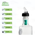 thumbnail image 2 of [60 PACK] Measured Liquor Bottle Pourers 1 oz (30 mL) - Collared Automatic Measured Bottle Pourer - No Cracks, No Leaks, Bar Spouts, Quick Shot, Spirit, Wine, Bar Cocktail Dispenser, 2 of 7