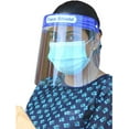 thumbnail image 1 of 12 Packs of Safety Face Shield, Visor, Protective Clear Lightweight Reusable, Adjustable Face Shield, Anti Fog Lens, Anti spitting, Droplets, Easy Fit for all Adults, 1 of 7