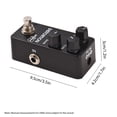 thumbnail image 2 of ZORY Guitar Distortion Effects Pedal LEVEL/TONE/GAIN DC 9V 6.35mm Input/Output Interface Aluminum Alloy Electric Guitar Distortion Effector with True Bypass, 2 of 9