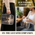 thumbnail image 4 of ZUXONGSY Cross Jesus Print Bible Cover Case for Women Quilted Bible Protector Large Christian Tote Bag with Handle Scripture Bag for Daily Use, 4 of 7
