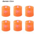 thumbnail image 2 of Paquete de 6 velas ligeras de Halloween, luces LED con pilas, sin llama, para Halloween, 2 of 5
