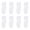 Transparent, variant on Single Hole Bunion Corrector, Big Toe Overlap Separator, Silicone Toe Spreader, Soft SEBS, 8PCS