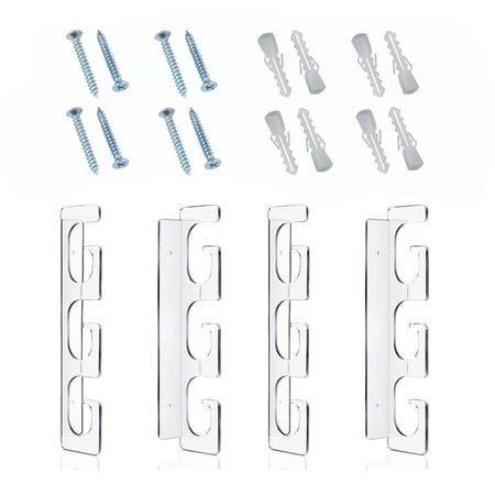 Fishing Rod Organizers Set Wall Mounted Fishing Rack Fishing Rod Holders for Garage Fishing Storage