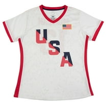 US Women's National Team USA Women's #13 Alex Morgan Soccer Jersey in White, XL
