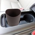 thumbnail image 4 of TABLETREANDS De Basura Para Auto Universal En Plástico Marrón Con Para Porta Vaso, 4 of 8