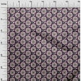 thumbnail image 2 of oneOone Rayon Plum Fabric Florals Craft Projects Decor Fabric Printed By The Yard 56 Inch Wide, 2 of 4
