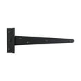thumbnail image 4 of Renovators Supply Black T Strap Shed Door Hinge 9 in. Rustic Flush Mount Cast Iron Barn Door Shed Hinge w/Hardware, Pack of 6, 4 of 7