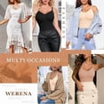 thumbnail image 6 of Werena Shapewear Bodysuits for Women Seamless Full Body Tummy Control Shapewear Sculpting Butt Lifting Mid Thigh Body Shaper, 6 of 7