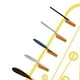 thumbnail image 4 of Soporte para púas de guitarra iluminado, soporte para púas con forma de cabezal de guitarra (base ovalada), 4 of 6