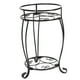 thumbnail image 3 of Soporte de planta en maceta de metal Sincero doble capa estilo Europeo Negro, 3 of 10