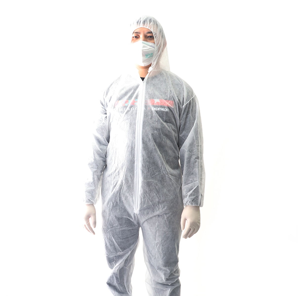 PPE Anti-Virus Full Protective Suit Reusable zippered Coveralls Isolation Washab