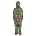 thumbnail image 3 of Vzayyk 4T-14Y Size Aviliable Cozy One-Piece Footless Sleeper Pajama Diamonds, 3 of 8