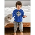 thumbnail image 2 of Buffalo Eating Ice Cream Long Sleeve Toddler -Image by Shutterstock,  3 Toddler, 2 of 4