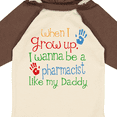 thumbnail image 4 of Inktastic Pharmacist Like Daddy Boys or Girls Long Sleeve Baby Bodysuit, 4 of 5