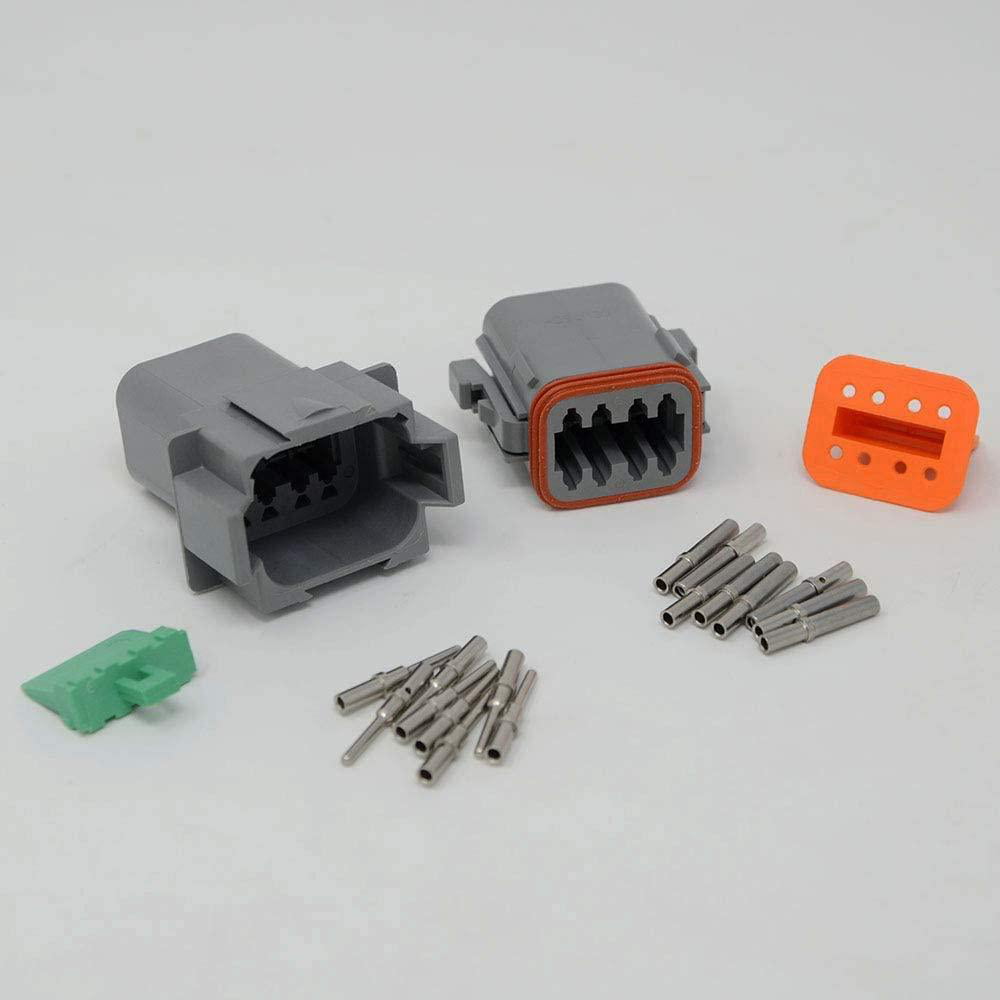 10 pairs Deutsch DT Series  pin Connector Male & Female 20 pcs Terminals metal